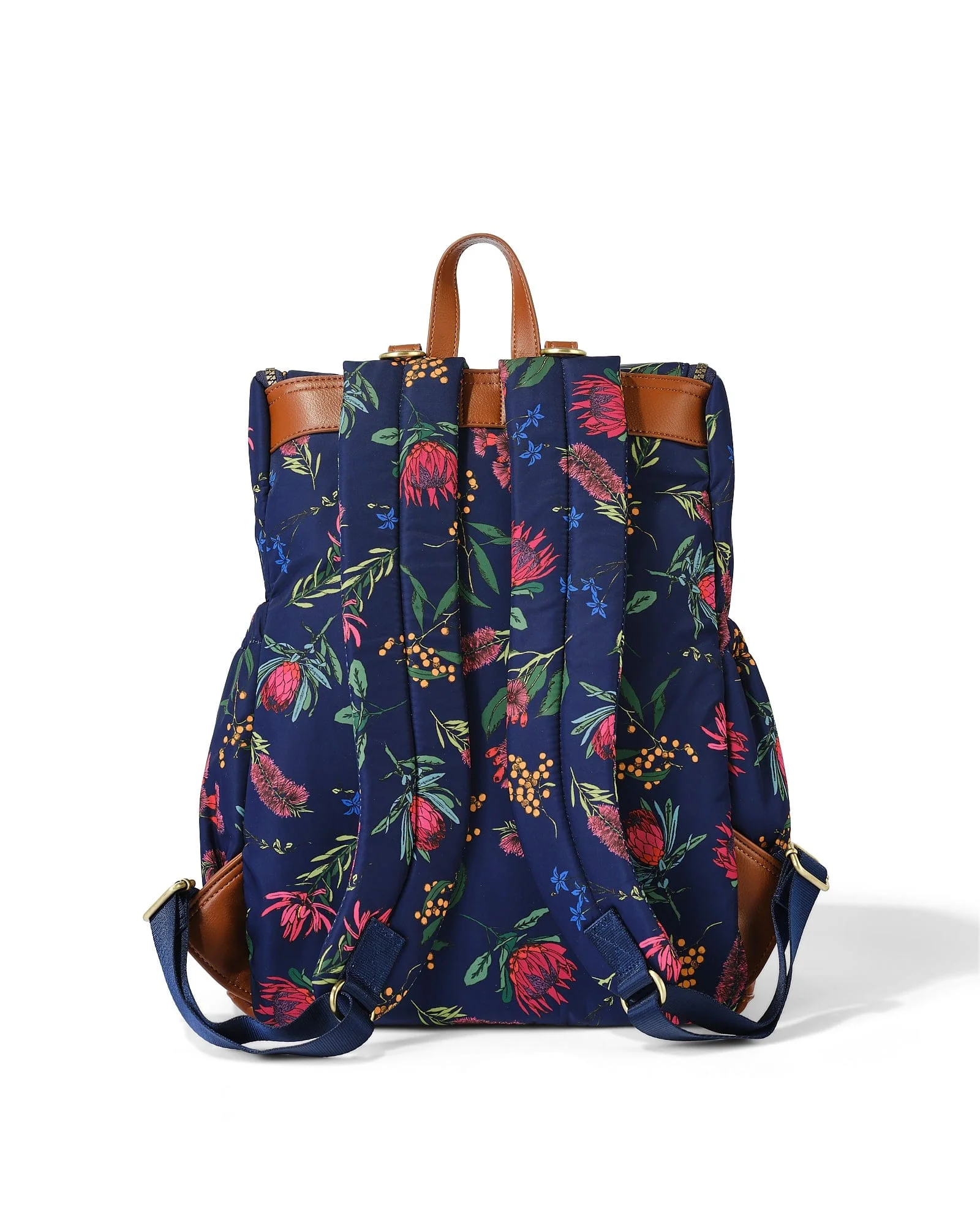 Signature Nappy Backpack - Botanical Floral Nylon - Image 5