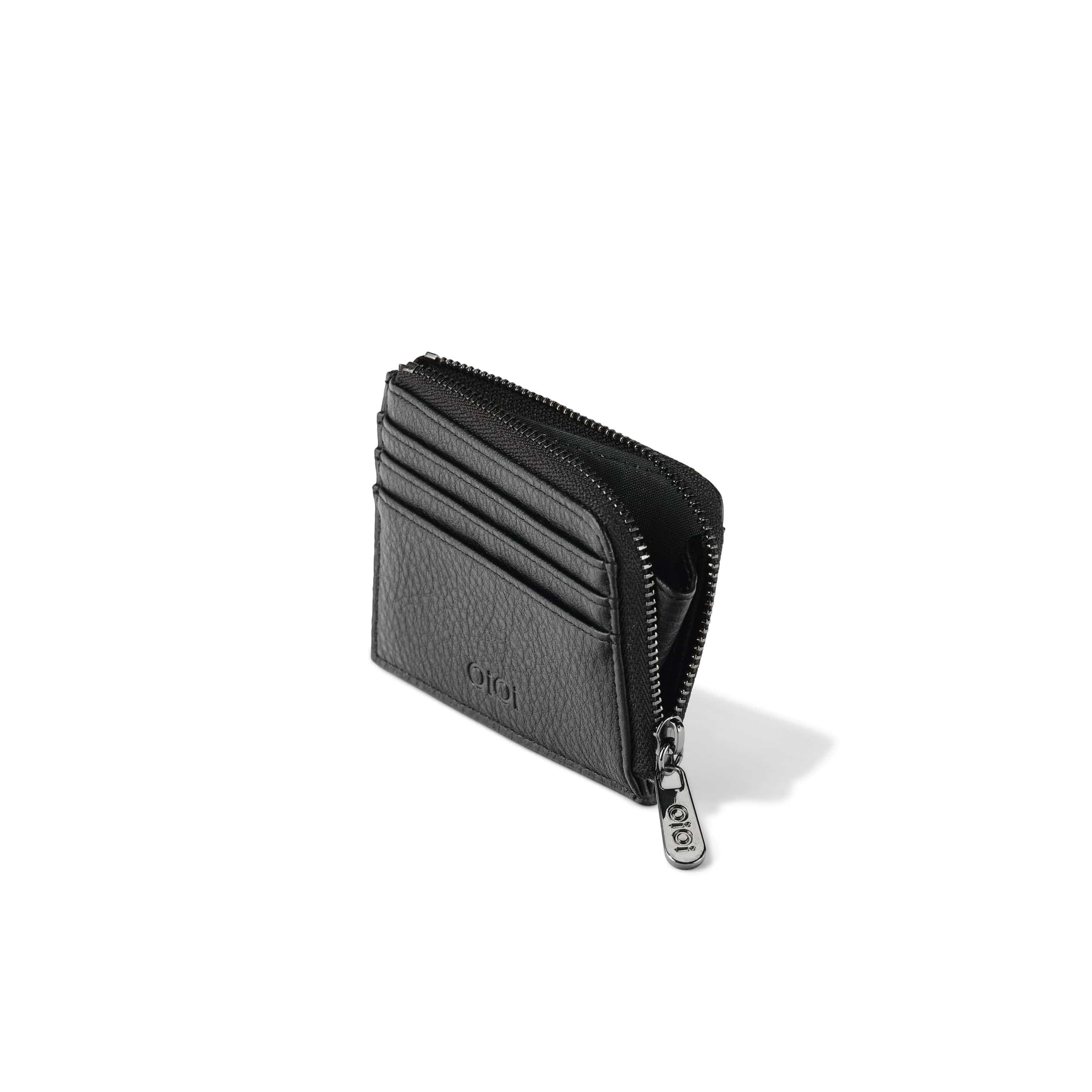 Card Wallet - Black Vegan Leather - Image 3