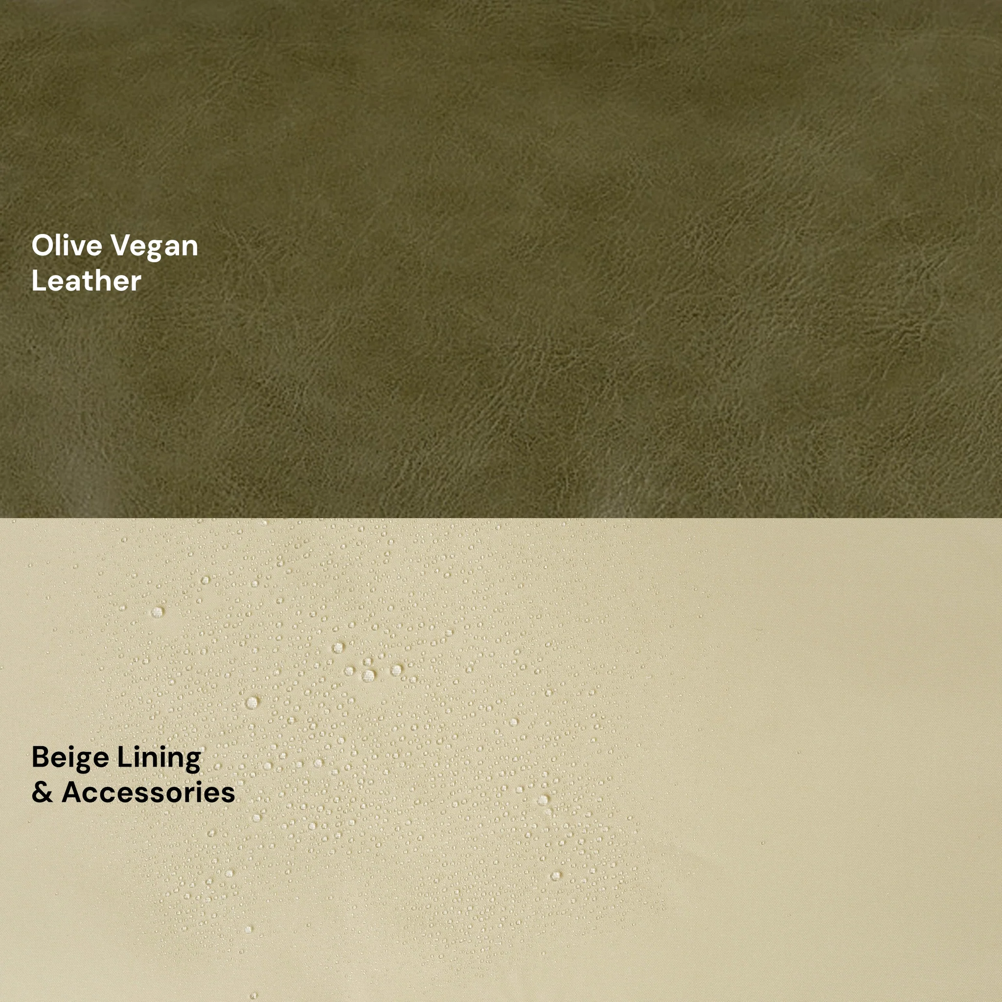 Signature Nappy Backpack - Olive Vegan Leather - Image 10