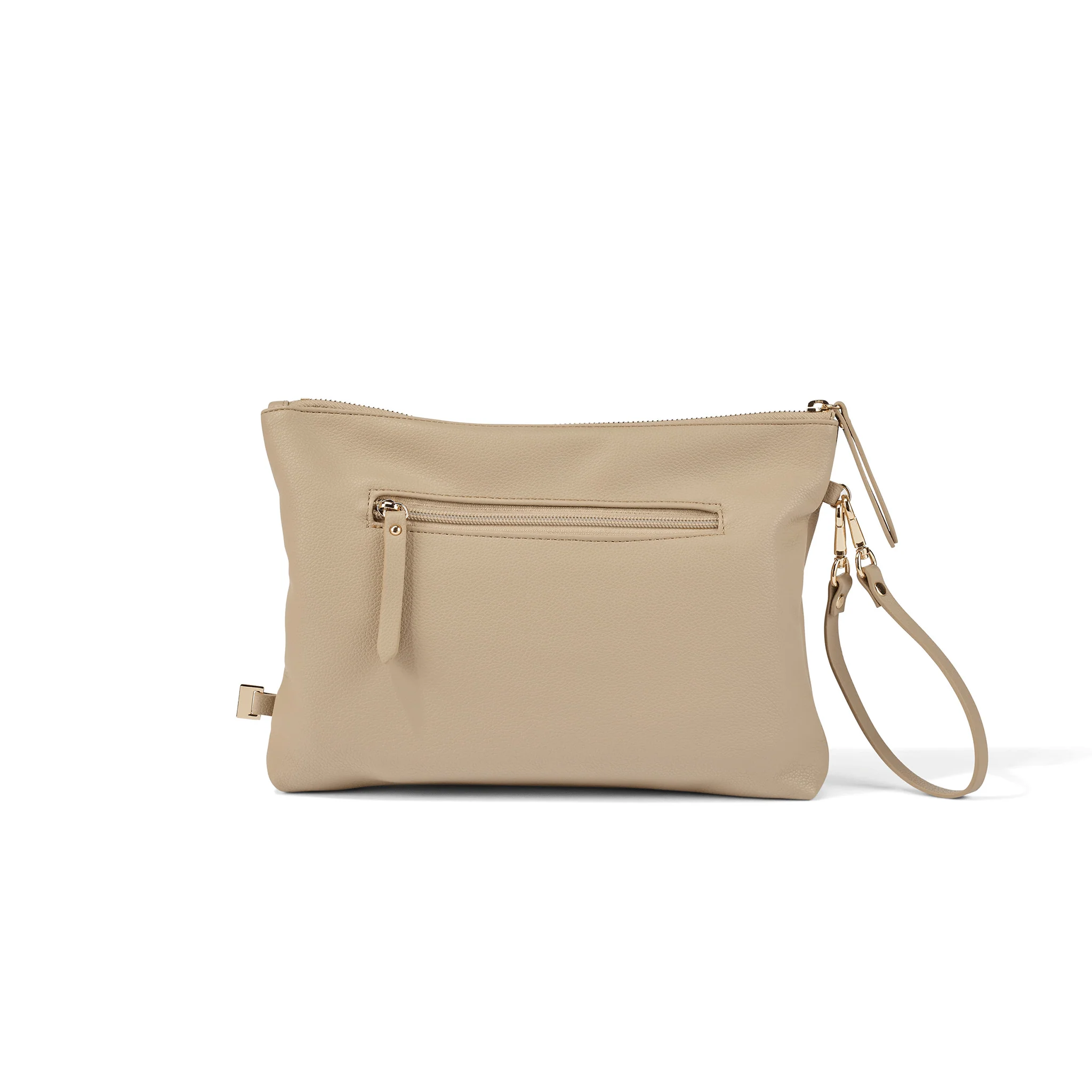 Nappy Changing Pouch - Oat Vegan Leather - Image 6