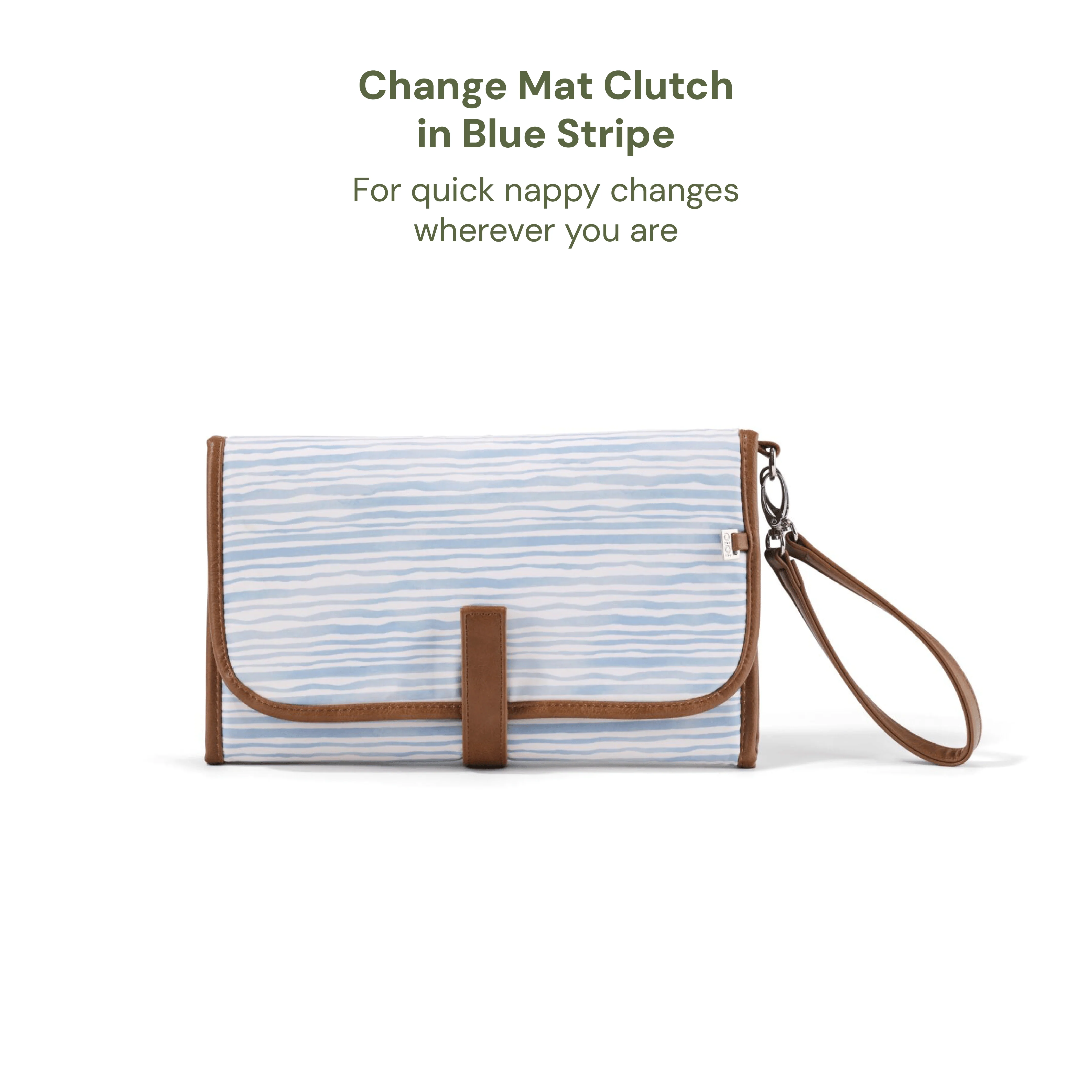 First Time Parent Nappy Bag Bundle - Oat & Blue Stripe - Image 5