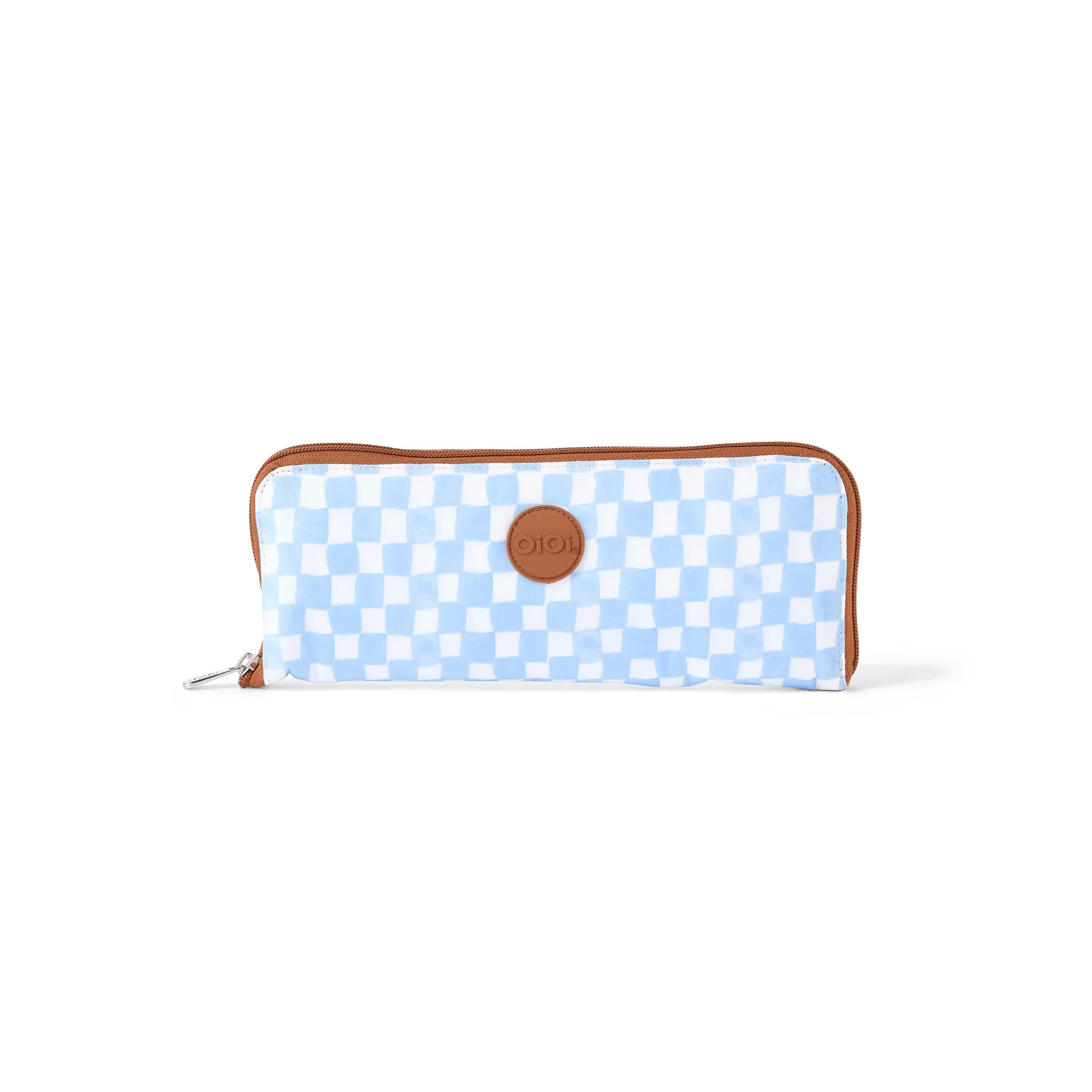 Fold-Up Tote -  Blue Check - Image 3