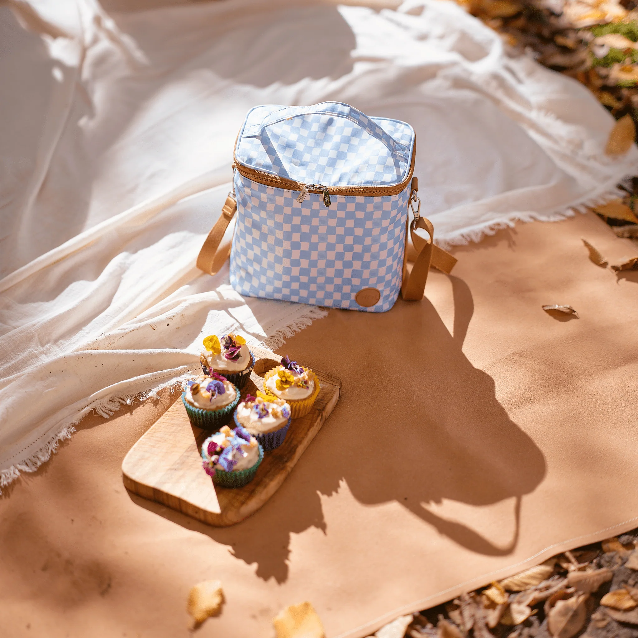 Insulated Lunch Bag Bundle - Blue Check - Image 7