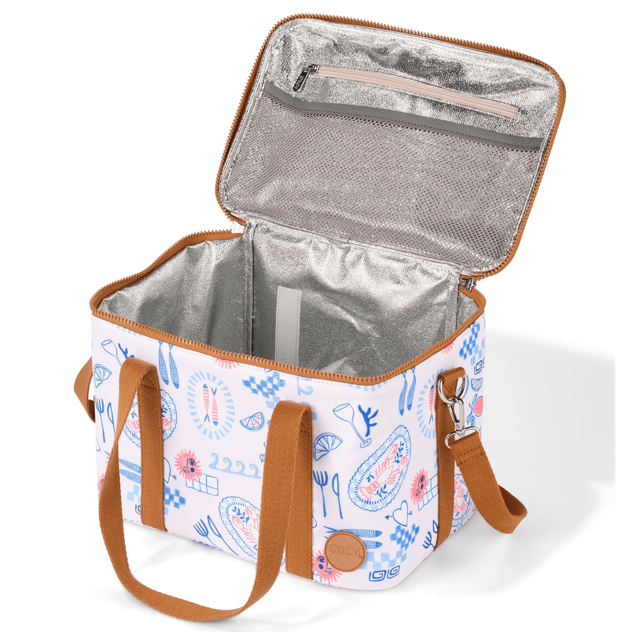 Maxi Insulated Picnic Bag/Pumping Bag - Mediterranean - Image 3