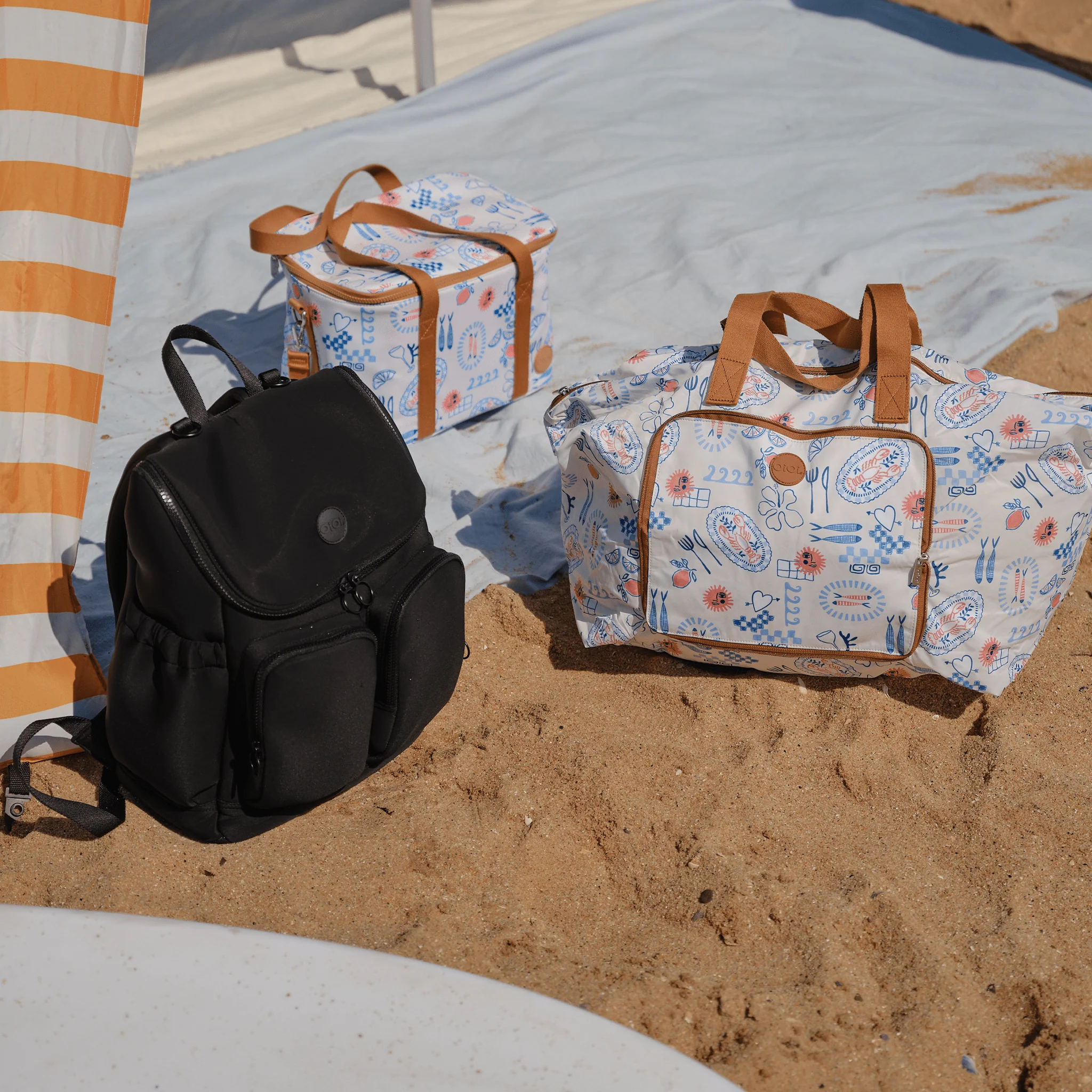 Maxi Insulated Picnic Bag/Pumping Bag - Mediterranean - Image 5