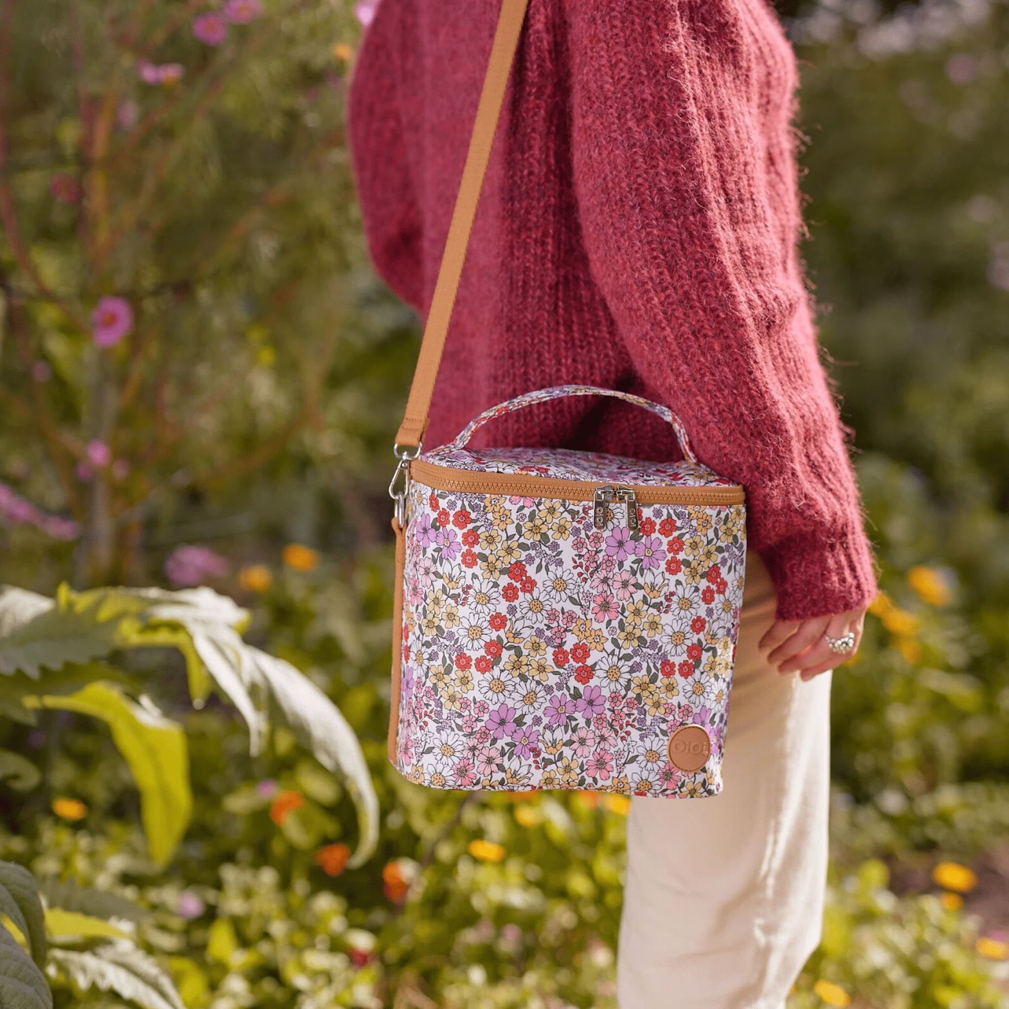 Midi Insulated Lunch Bag/Pumping Bag - Daisy - Image 3