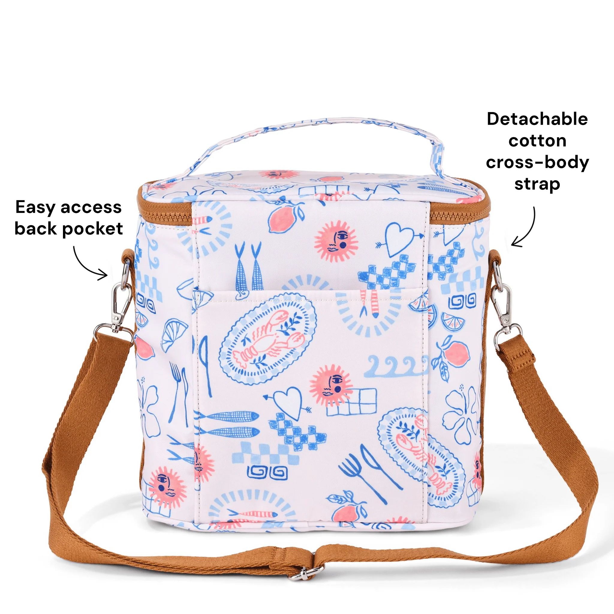 Midi Insulated Lunch Bag/Pumping Bag - Mediterranean - Image 2