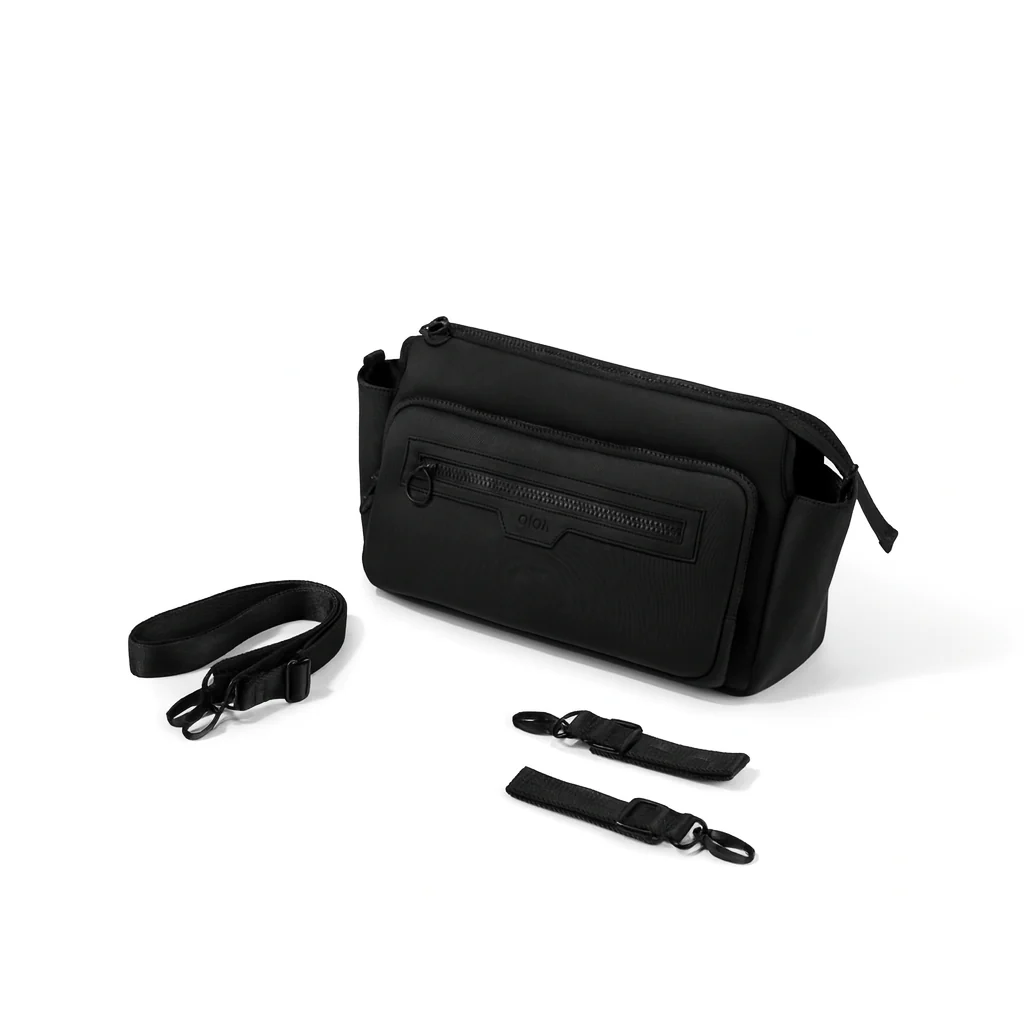 Multitasker Pram Caddy 2.0 - Black Neoprene - Image 8