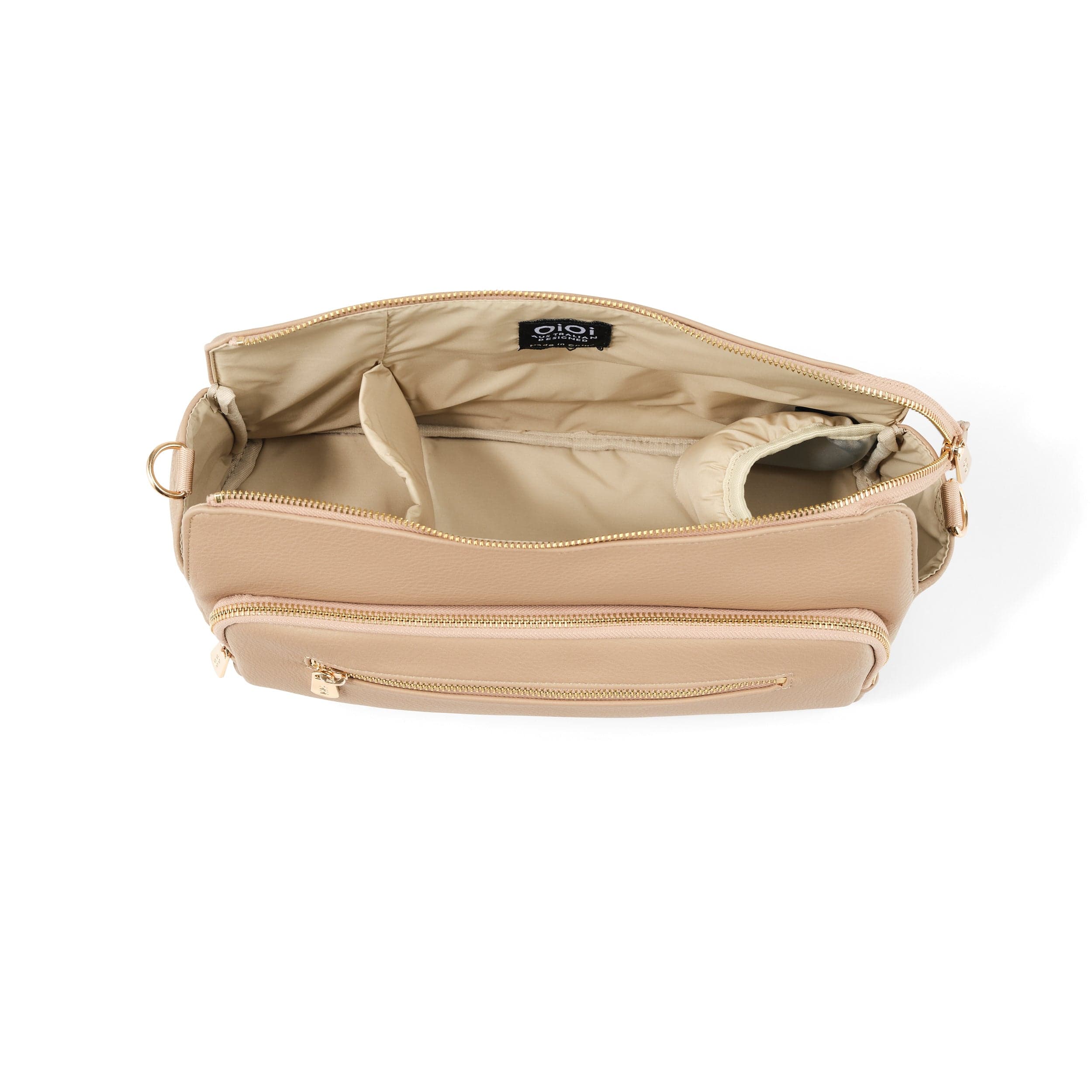 Multitasker Pram Caddy 2.0 - Oat Vegan Leather - Image 9