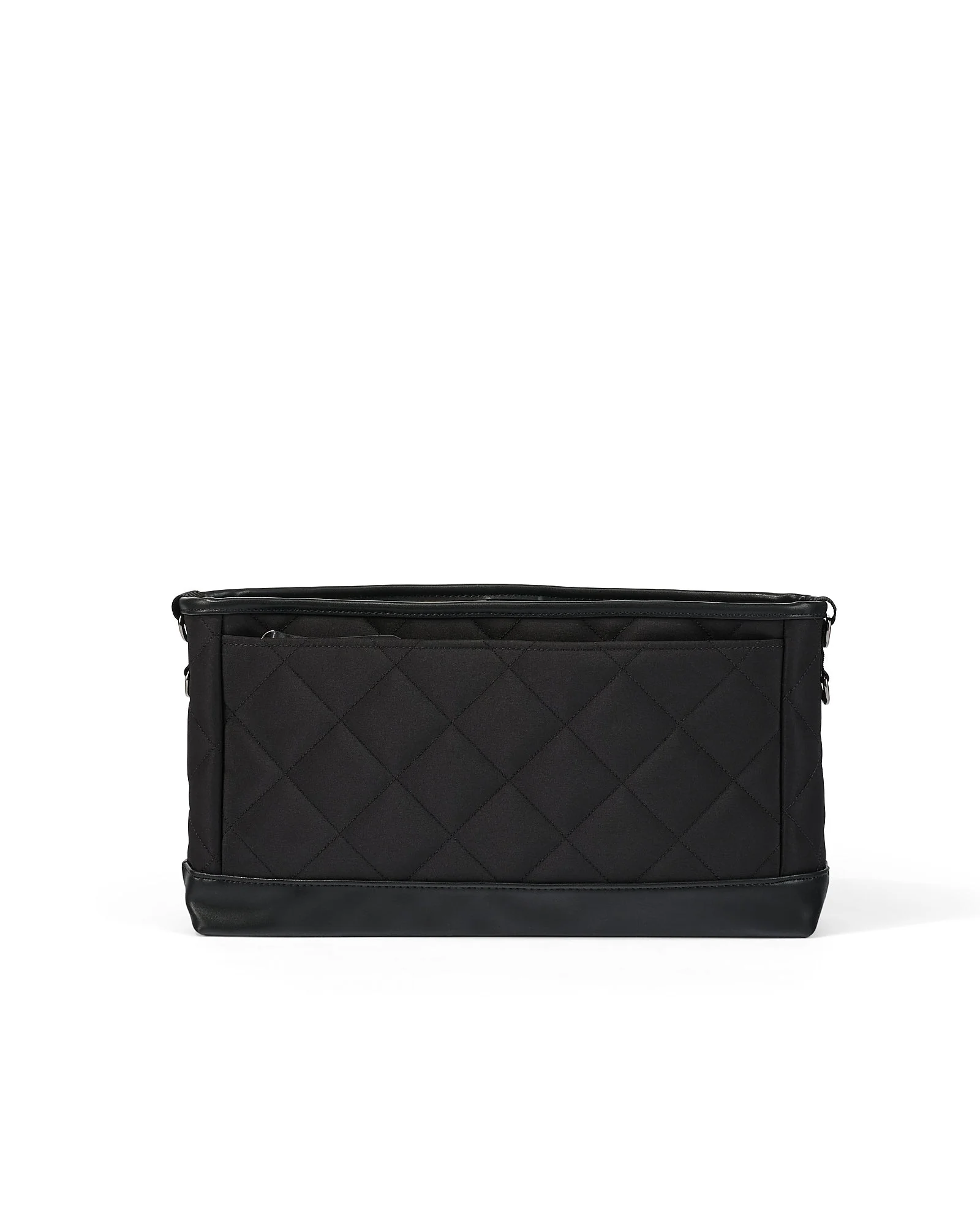 Signature Pram Caddy - Black Diamond Quilt Nylon - Image 7