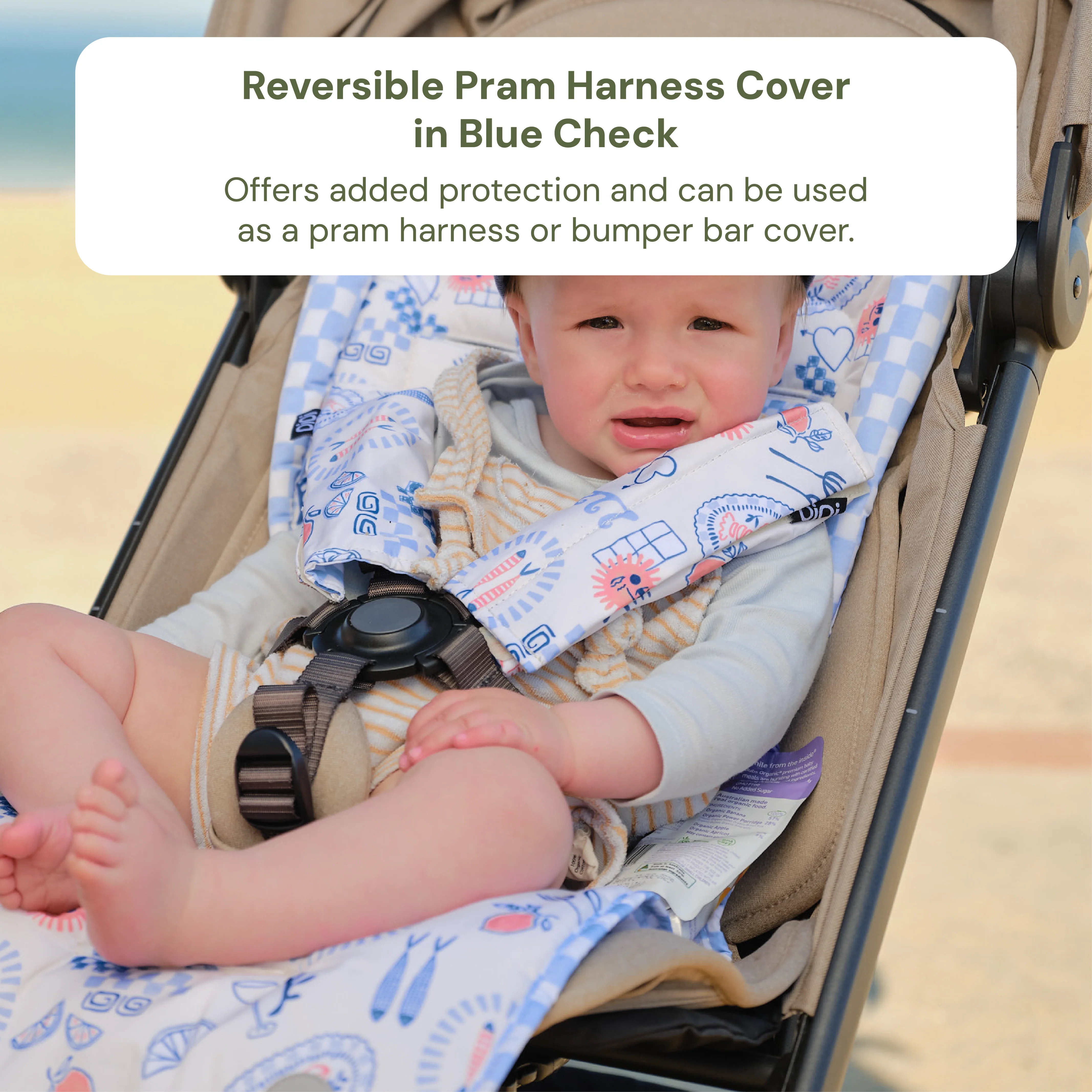 Pram Makeover Bundle - Chestnut & Blue Check - Image 5