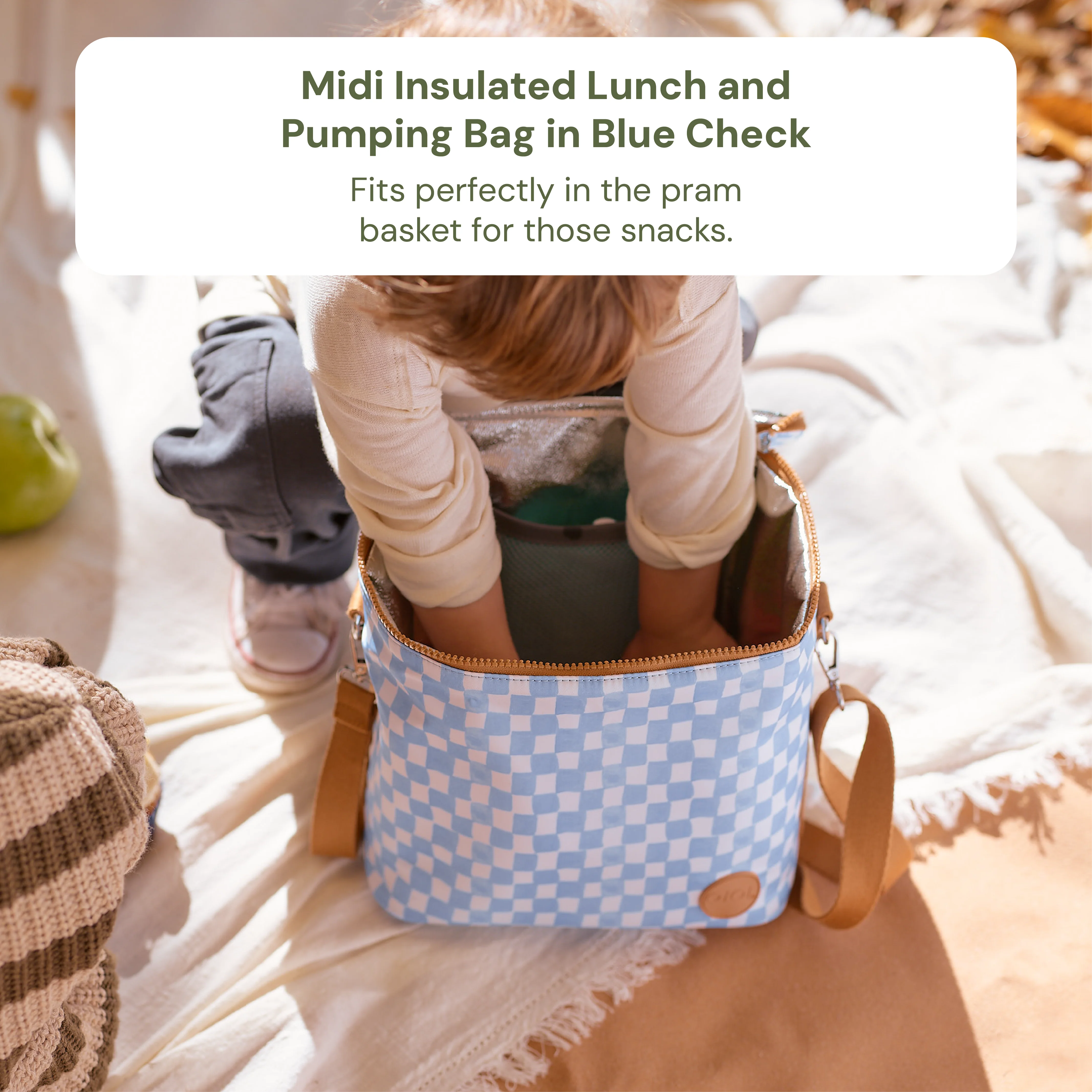 Pram Makeover Bundle - Chestnut & Blue Check - Image 6