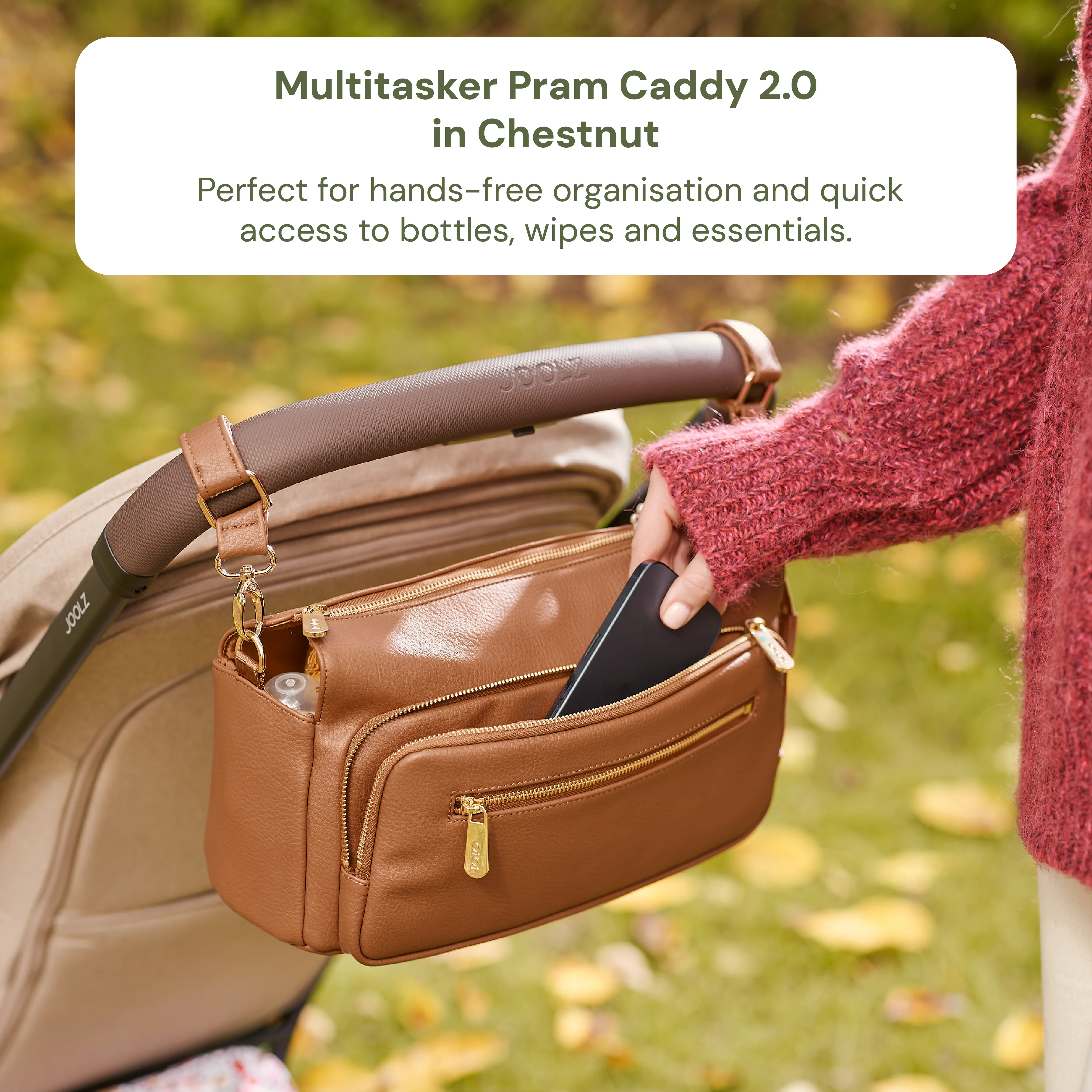 Pram Makeover Bundle - Chestnut & Green Squiggle (PRE-ORDER FOR MAY DELIVERY) - Image 3