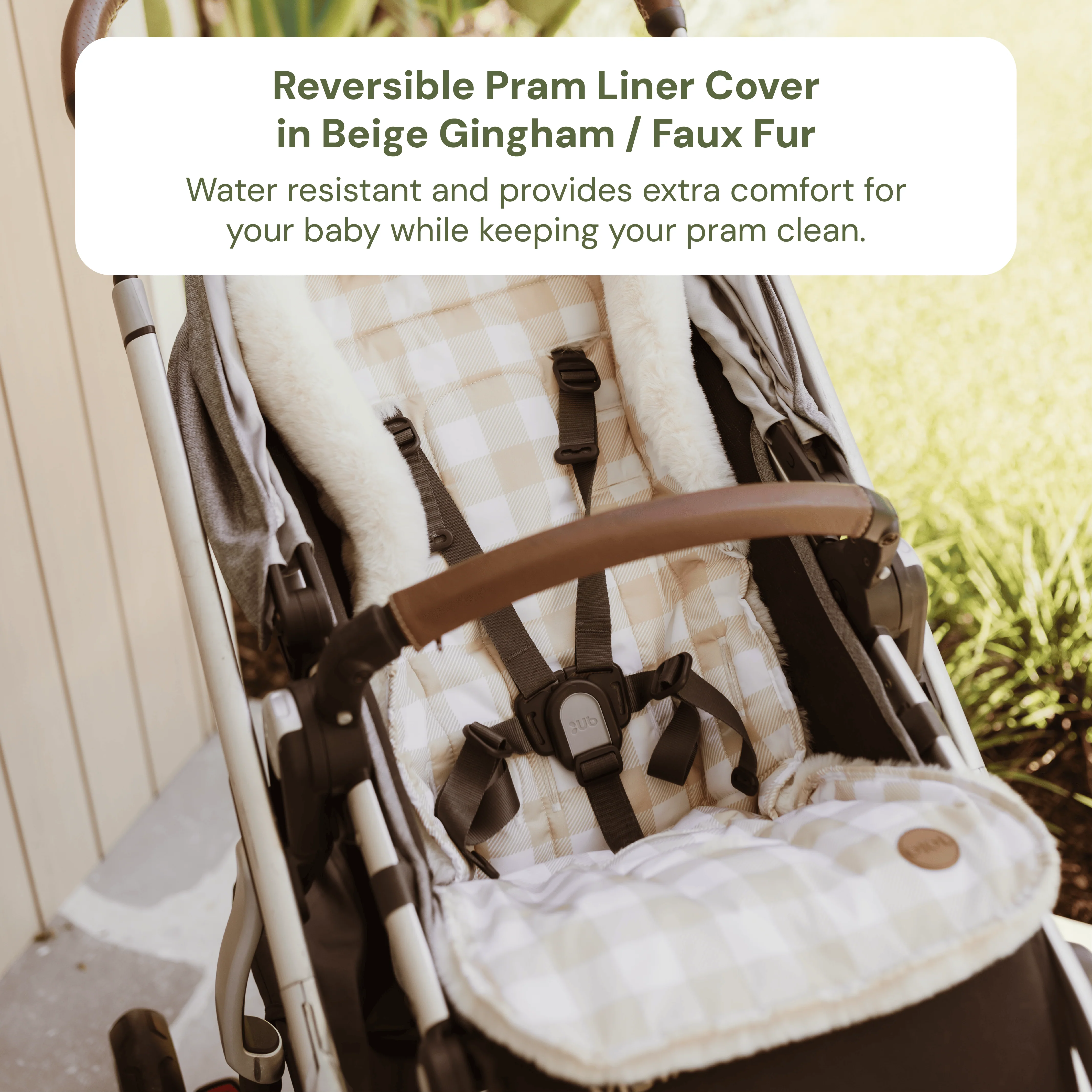 Pram Makeover Bundle - Oat & Gingham - Image 4