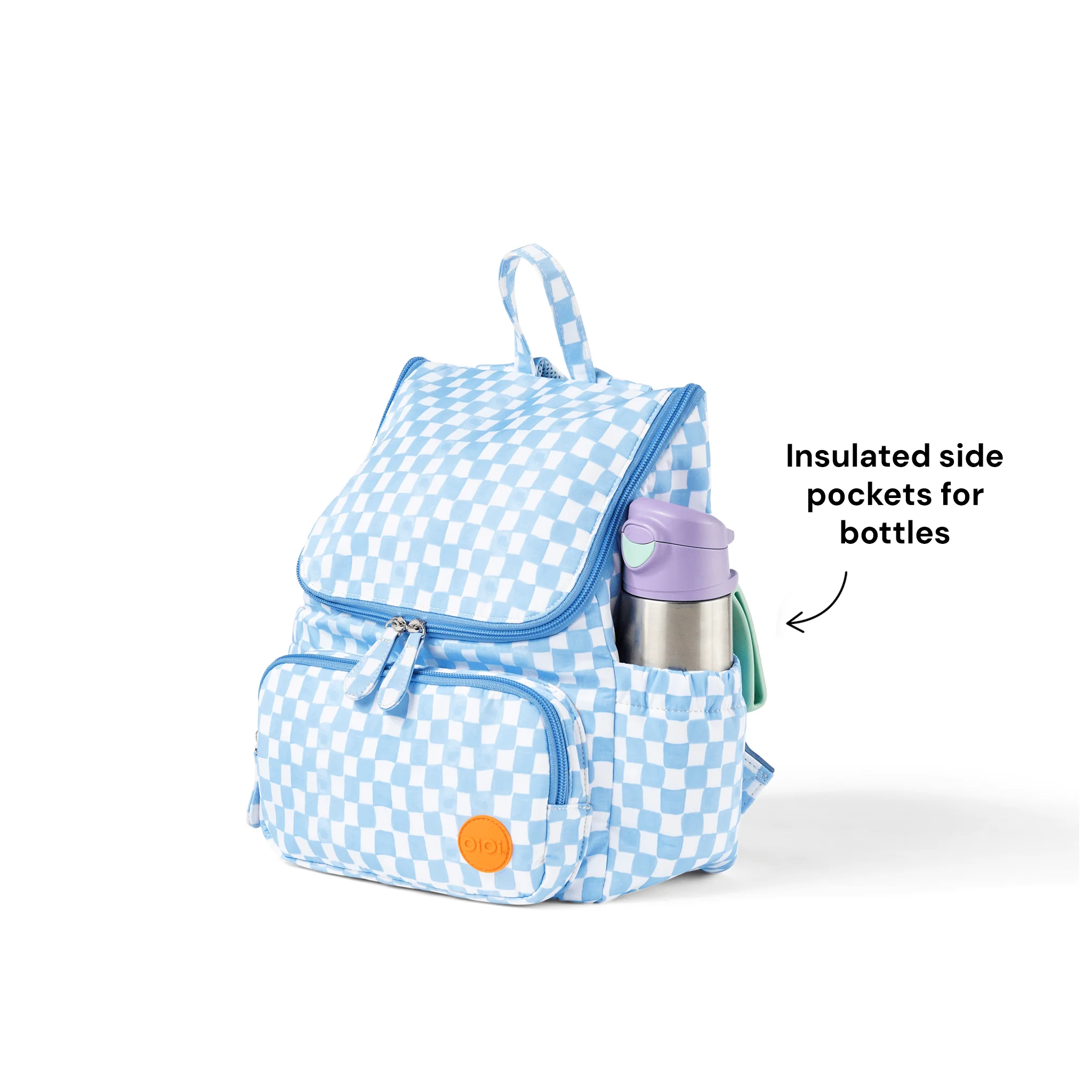 Signature Kids Backpack - Blue Check - Image 3