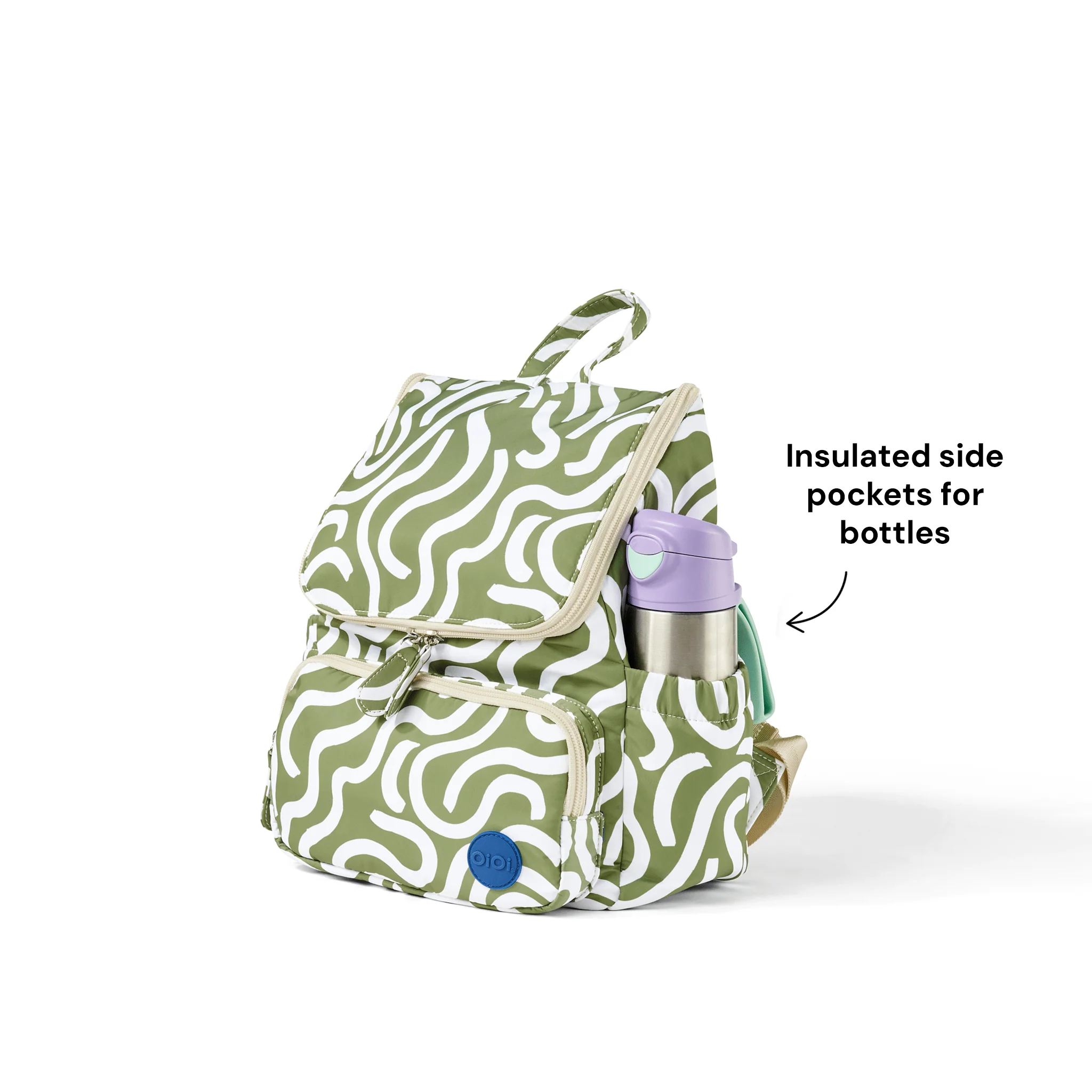 Signature Kids Backpack - Green Squiggle - Image 3