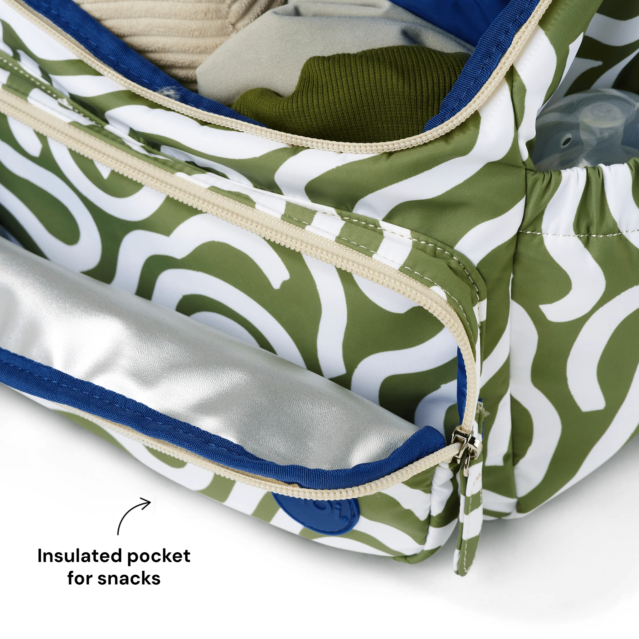 Signature Kids Backpack - Green Squiggle - Image 4