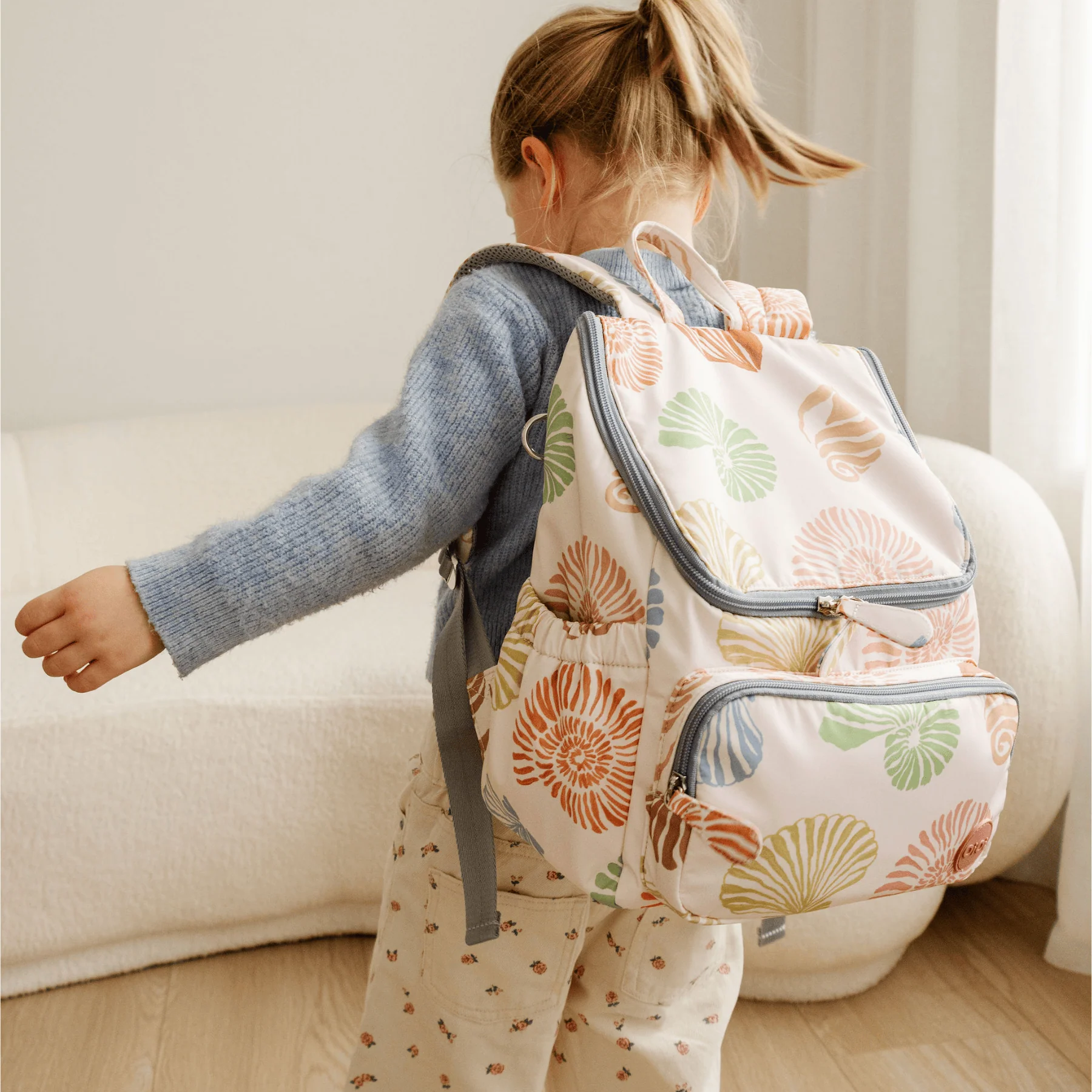 Signature Kids Backpack - Seashells - Image 5