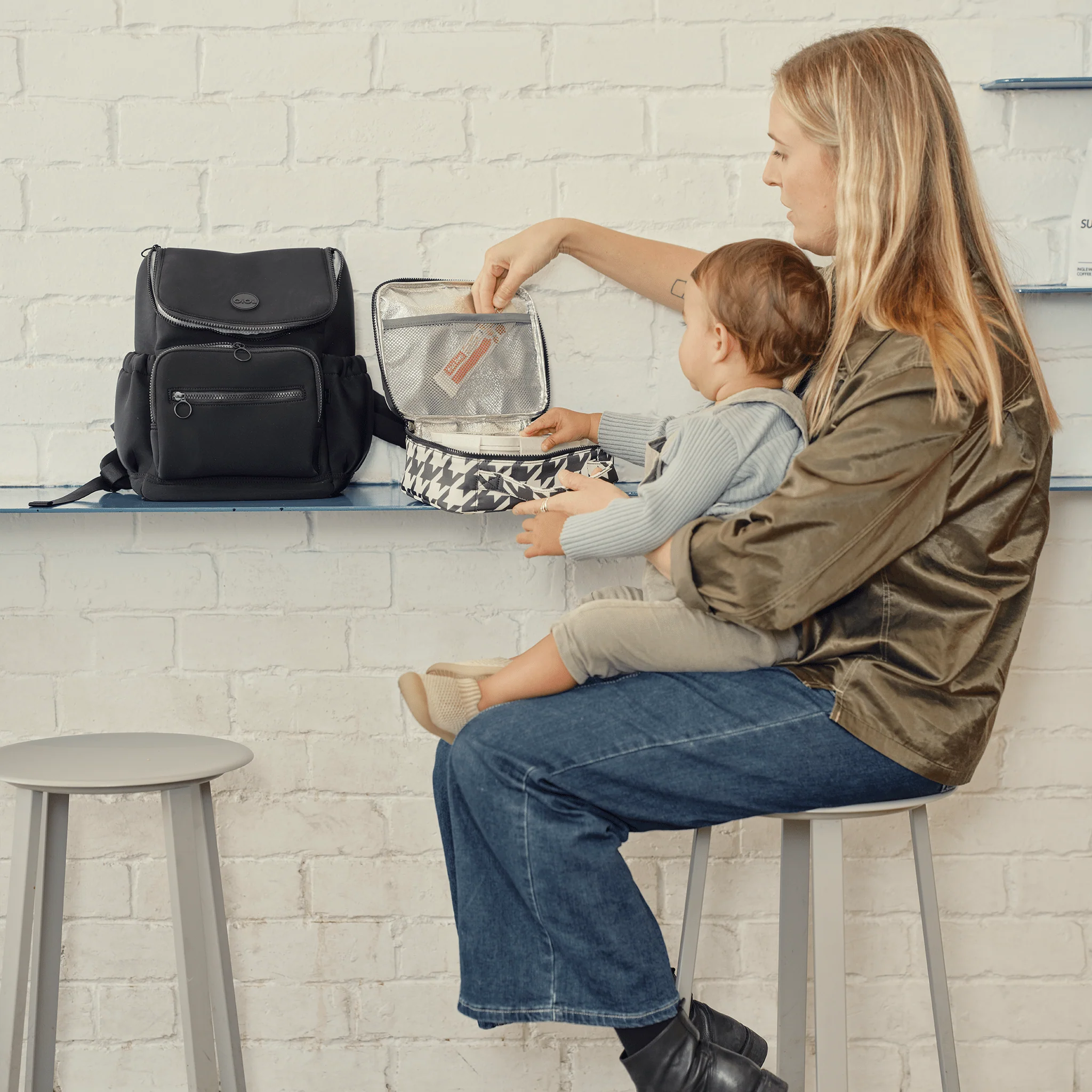 Signature Mini Backpack 2.0 - Black Neoprene - Image 9
