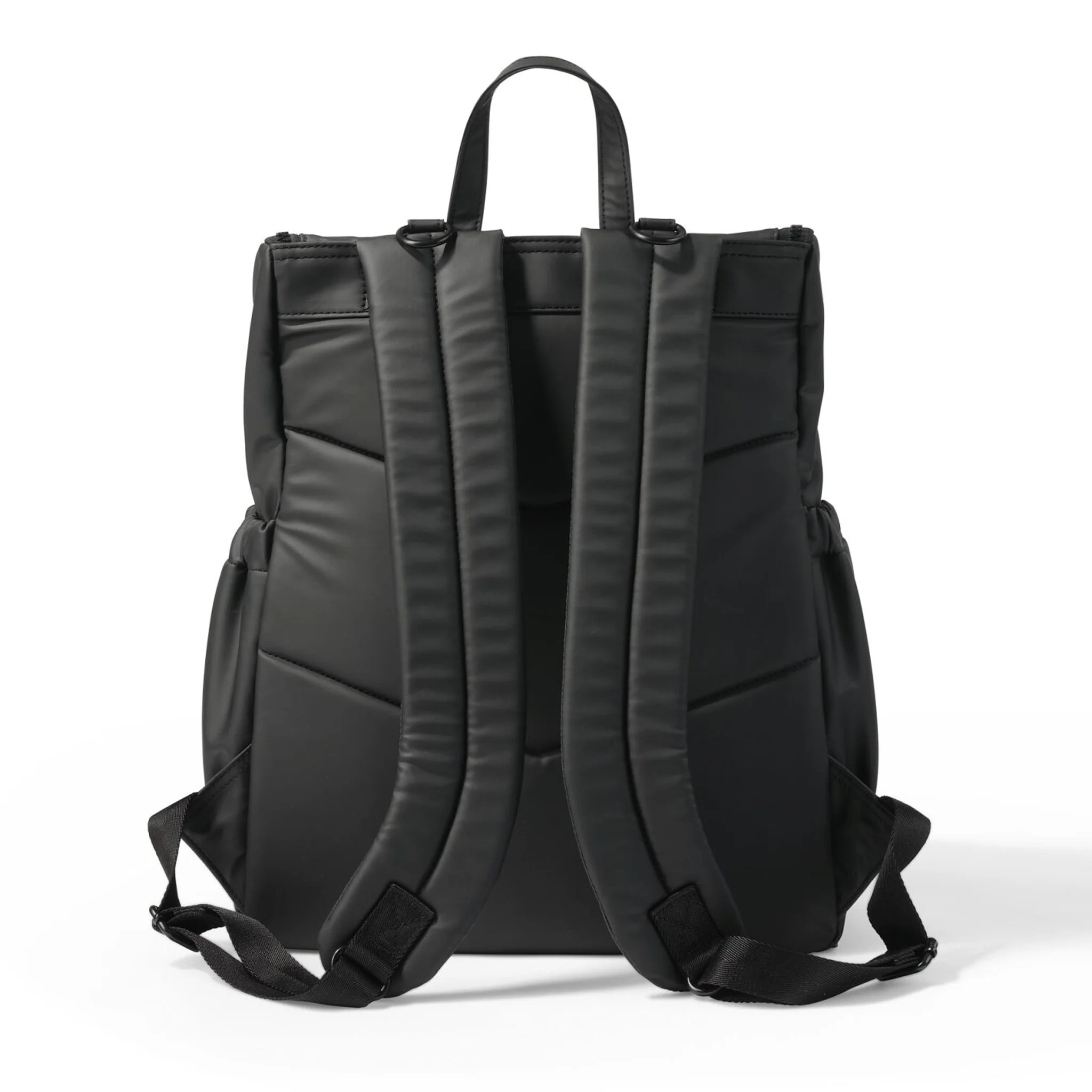 Signature Nappy Backpack - Black Weatherproof - Image 4