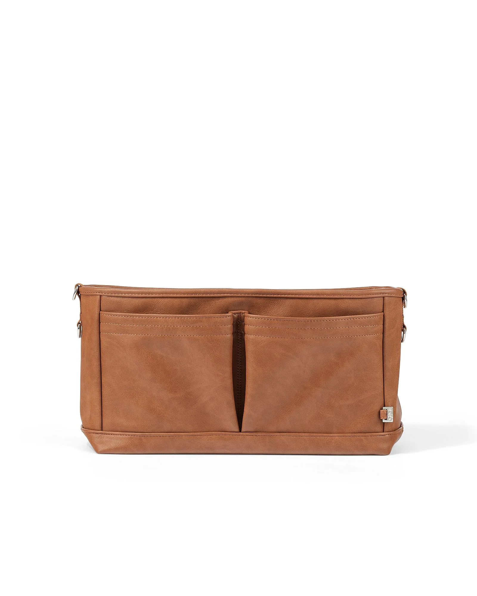 Signature Pram Caddy - Tan Vegan Leather - Image 7
