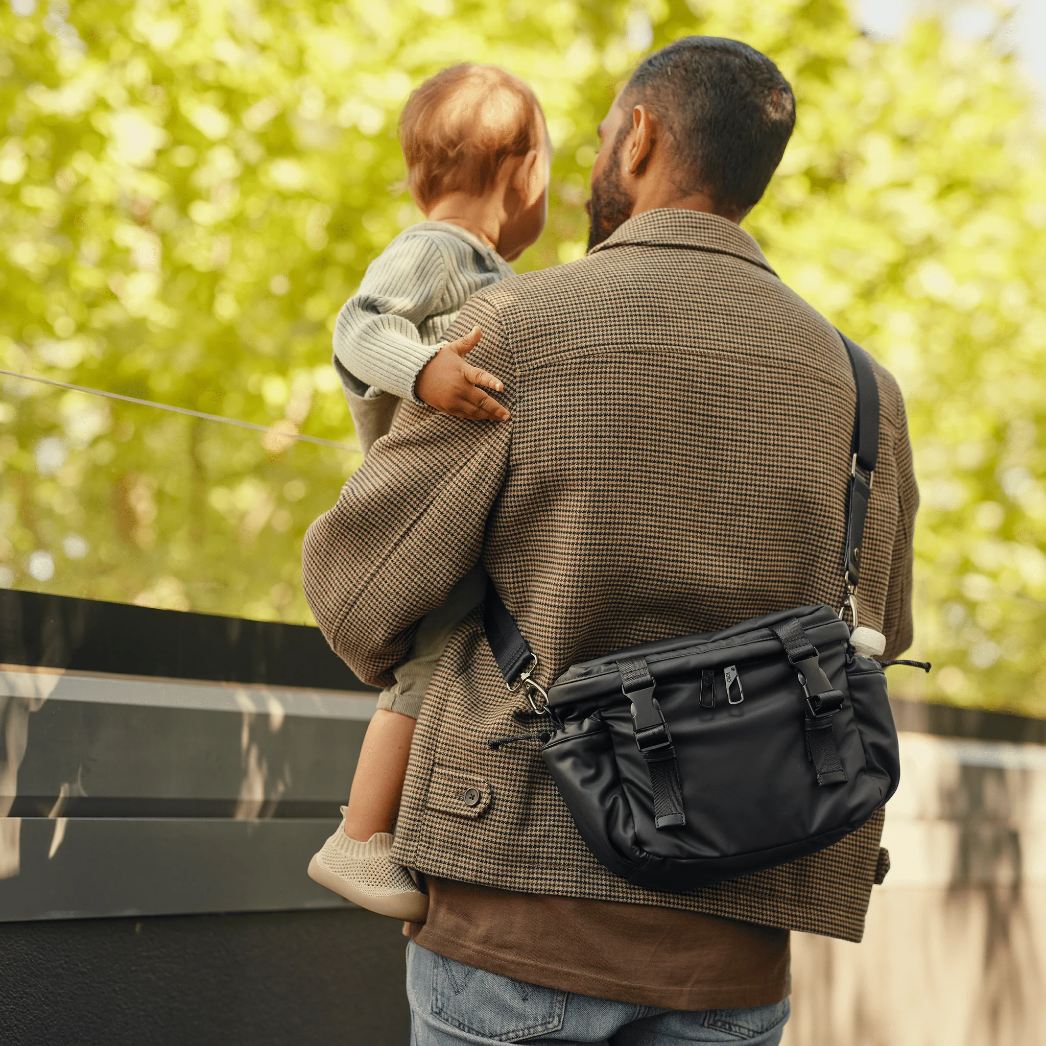 Traveller Pram Caddy - Black Weatherproof - Image 4