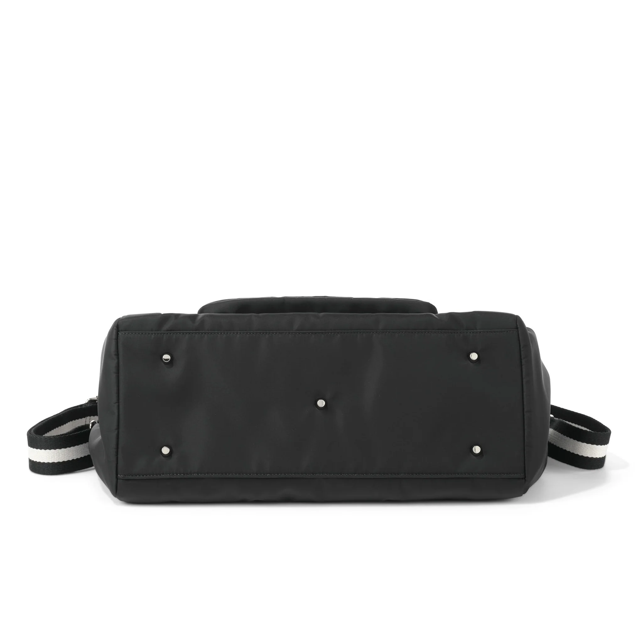 Triple Tote Nappy Bag - Black Nylon - Image 4