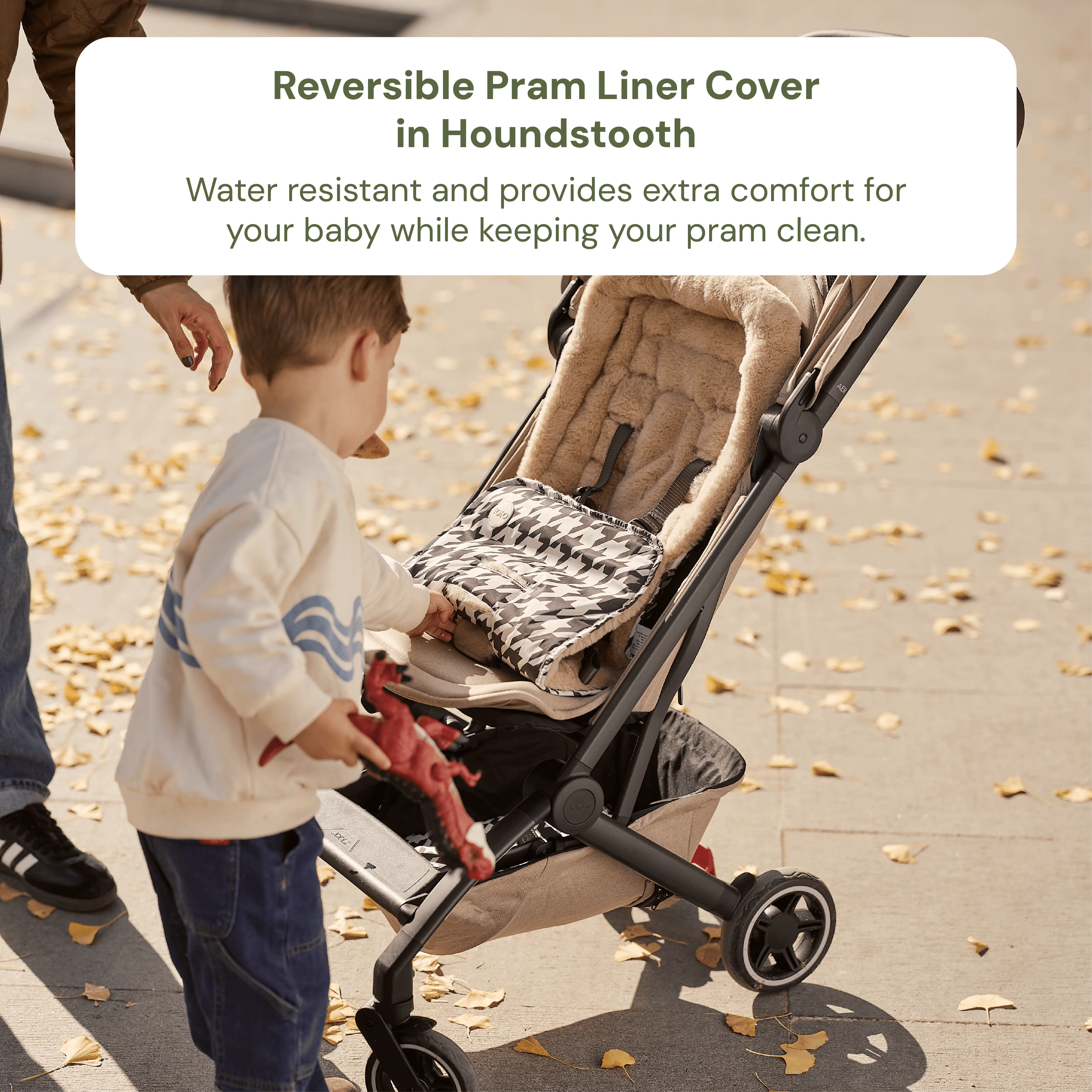 Pram Makeover Bundle  - Black & Houndstooth - Image 5
